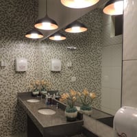 Banheiros Grandes e Decorados