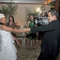 Gravando casamento da Kátia