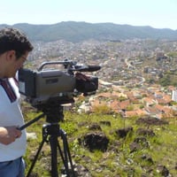 gravando imagens da cidade
