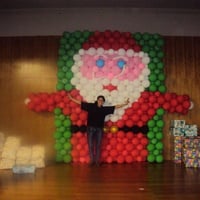 PAINEL DO PAPAI NOEL DE BALÃO