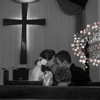 Na igreja em que aconteceu a cerimônia