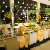 Belíssima Mesa de Doces em um Casamento