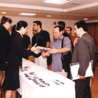 Recepção, credenciamento, distribuição de material gráfico, staff sempre atento às necessidades do e