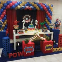 decoração vingadores