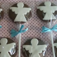 Pirulitos de chocolate personalizados