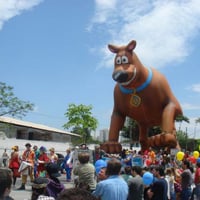 Blimp Scooby Doo_gás hélio com 7m.