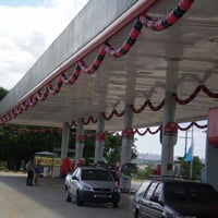 Decoraçao de bolas em Postos