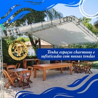 Transforme seu evento em uma experiência única com as tendas da Nuestra Fiesta! Oferecemos uma varie