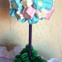 Topiaria de marshmallow