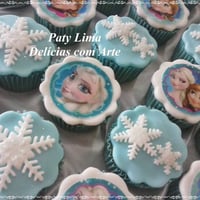 Cupcakes decorados - Frozen