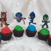 Cupcakes com topper