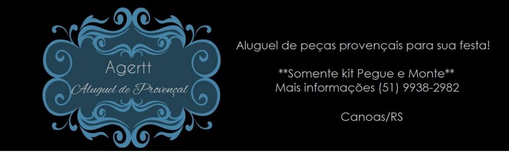 Aluguel de peças provençais para sua festa