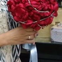 BUQUE DE FLORES DE CETIM