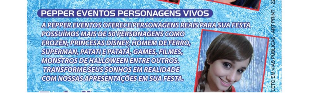 Pepper Eventos Personagens Vivos