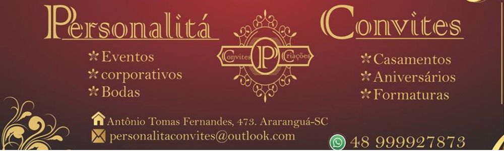 Personalita convites e Criações!