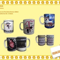 Canecas Brancas Porcelanas