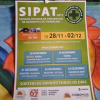 Nossa equipe na SIPAT de Cosmópolis