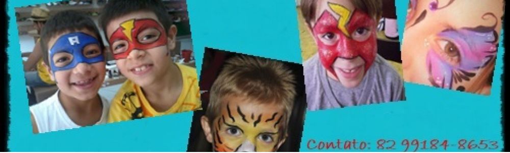 Pintura facial infantil em Maceió
