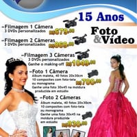 Pacote/Orçamento para festa de 15 anos