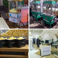 Adesivação dos carrinhos e caixinhas personalizadas