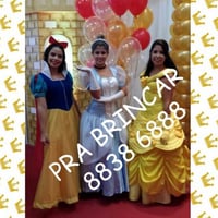 PRINCESAS (BRANCA DE NEVE, CINDERELA, BELA E AURORA)