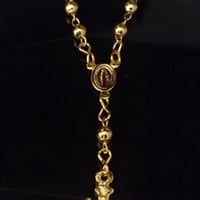 MINI TERÇO 4mm TODO EM METAL DOURADO - https://www.pravoceshop.com.br/c-1071714-MINI-TERCO