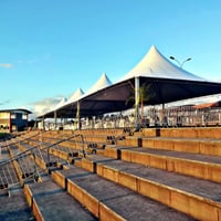 Cobertura para Arquibancadas em Geral no tamanho que precisar.