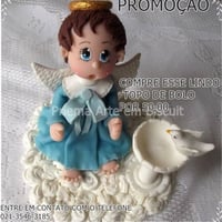 topo de bolo para Batizado