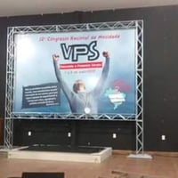 Telões e Estrutura Grid para Festas, Congressos, Igrejas, Empresas.
