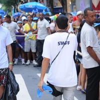 Promotores em Ação durante o Carnaval no Monobloco 2014
