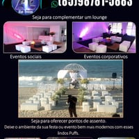 Aluguel de Pufes para festa e eventos em Fortaleza