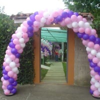 Balão arco rosa