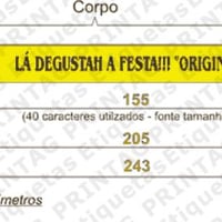 Dimenção da pulseira