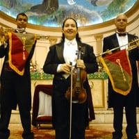 Violino, clarim e trombone - cerimônia