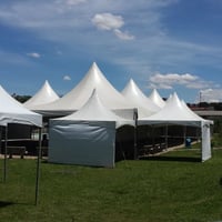 festa de confraternização 2015, tendas 10 x 10 m e 03 x 03 m