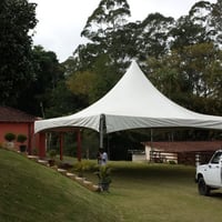 tenda 10 x 10 m. sem fechamento laretal