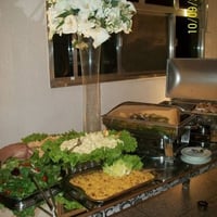 Mesa de buffet churrasco