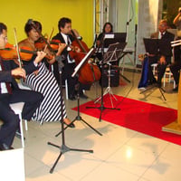 Composição:2 Violinos,1 Violoncello, 1 Teclado, 1 Cantora e 2 Trompetes