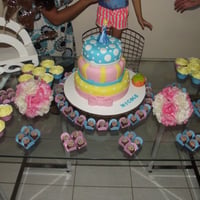 Cupcakes e bombons de chocolate