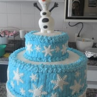 Bolo Tema Frozen.
