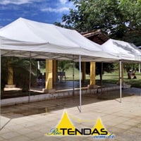 Tendas 6x3 juntas em evento particular. Acesse nosso site para mais fotos.