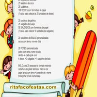 KIT ESCOLA
para 20,30,40 crianças