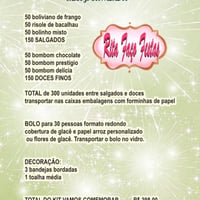 KIT INFANTIL
para 25,30,40,50,100