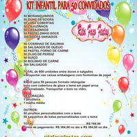 KIT VAMOS COMEMORAR
para 30,40,50,75,100