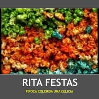 pipoca colorida