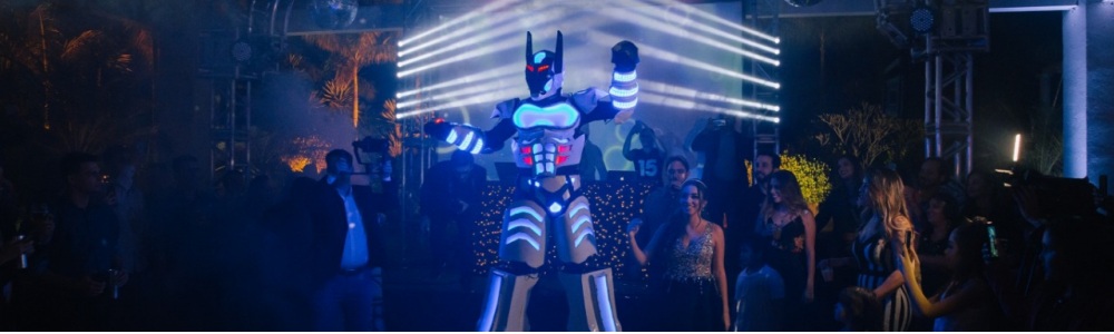 Robô de led