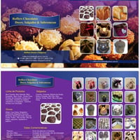 Folder com Linha de Produtos.