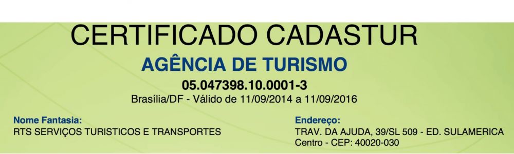 RTS Turismo - Serviços e Transporte