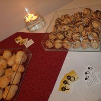 Croissants doces e salgados