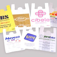 Sacolas modelo camiseta